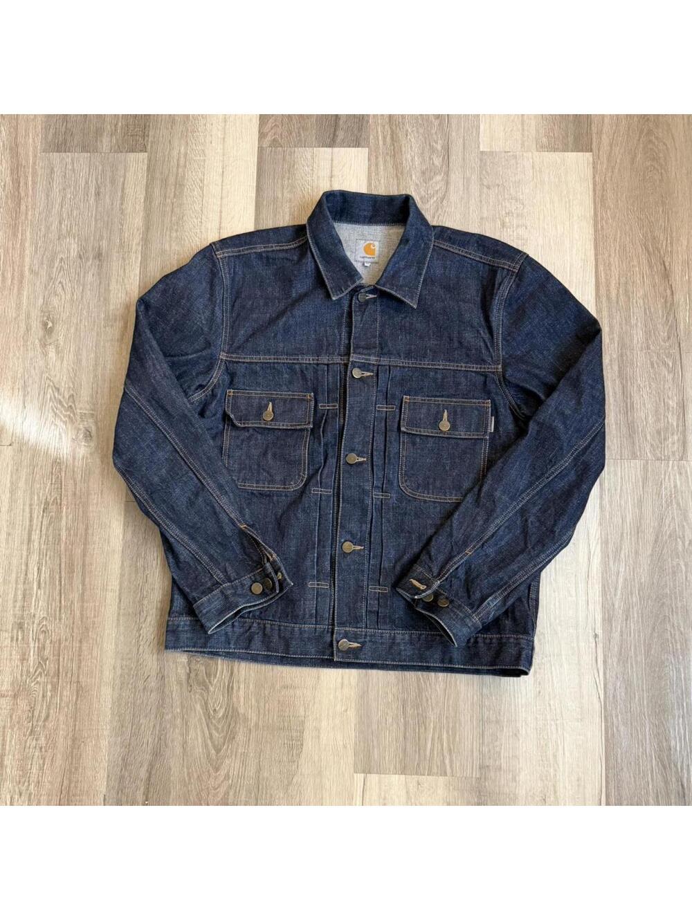 Carhartt WIP type 2 stadium navy denim jacket Size XL #denim #workwear